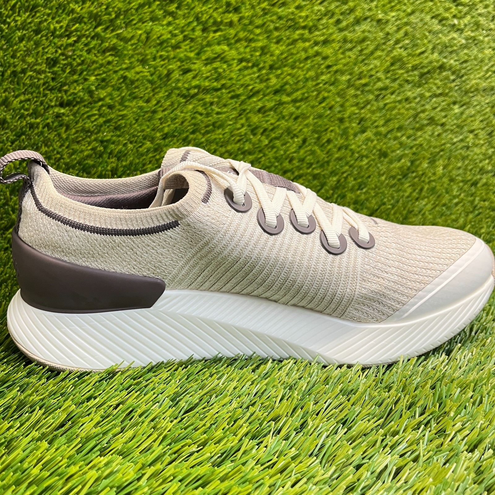 Allbirds Tree Glider Womens Size 9.5 Beige Brown Athletic Running Shoes Sneakers