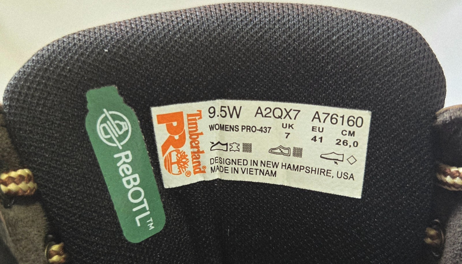 Timberland Pro Steel Toe Waterproof Womens Pro-437 Size 9.5