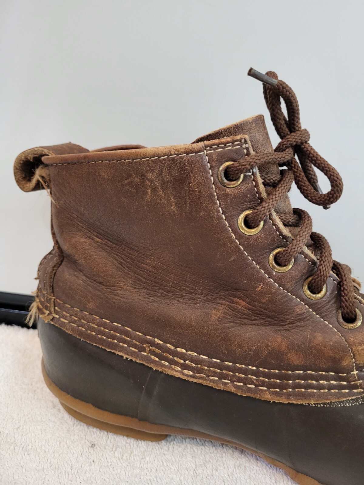 Vintage LL Bean Boots Womens 8 Maine Waterproof Hunting Shoe Duck Boot
