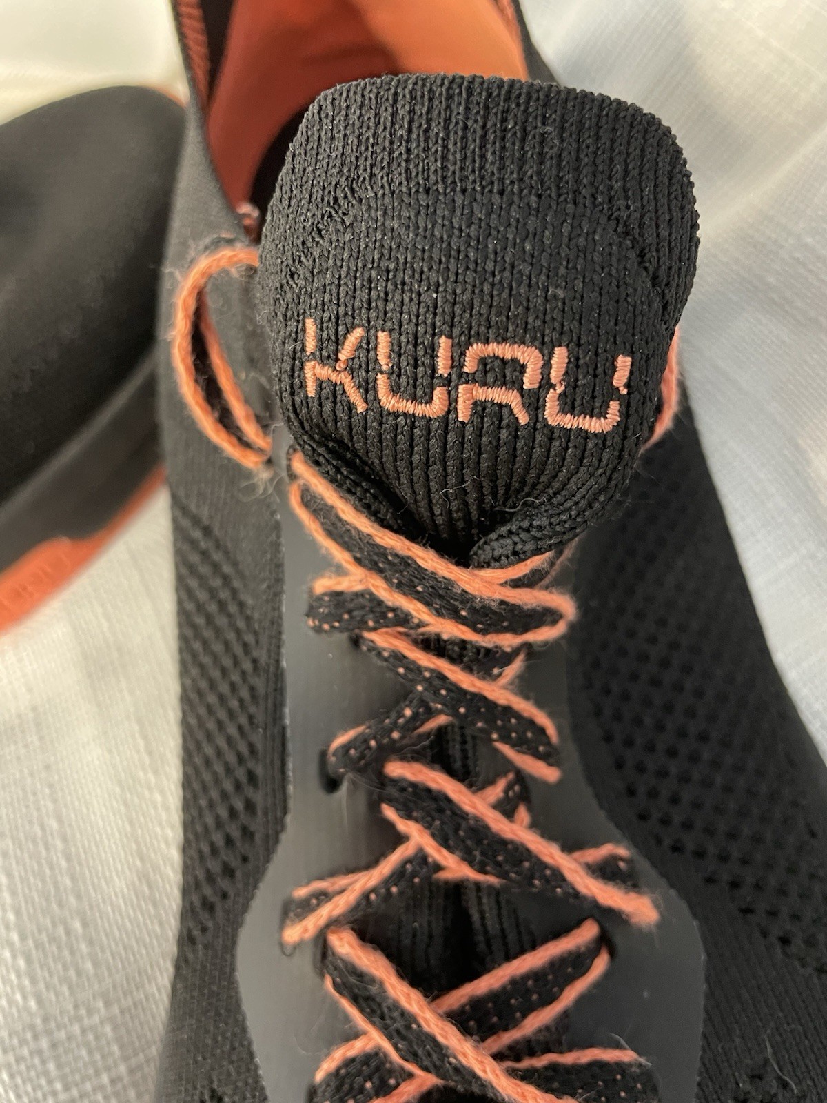 KURU FLUX Black-SoftCoral NOVAKnit EVA Foam Running Shoes Women’s Size 11