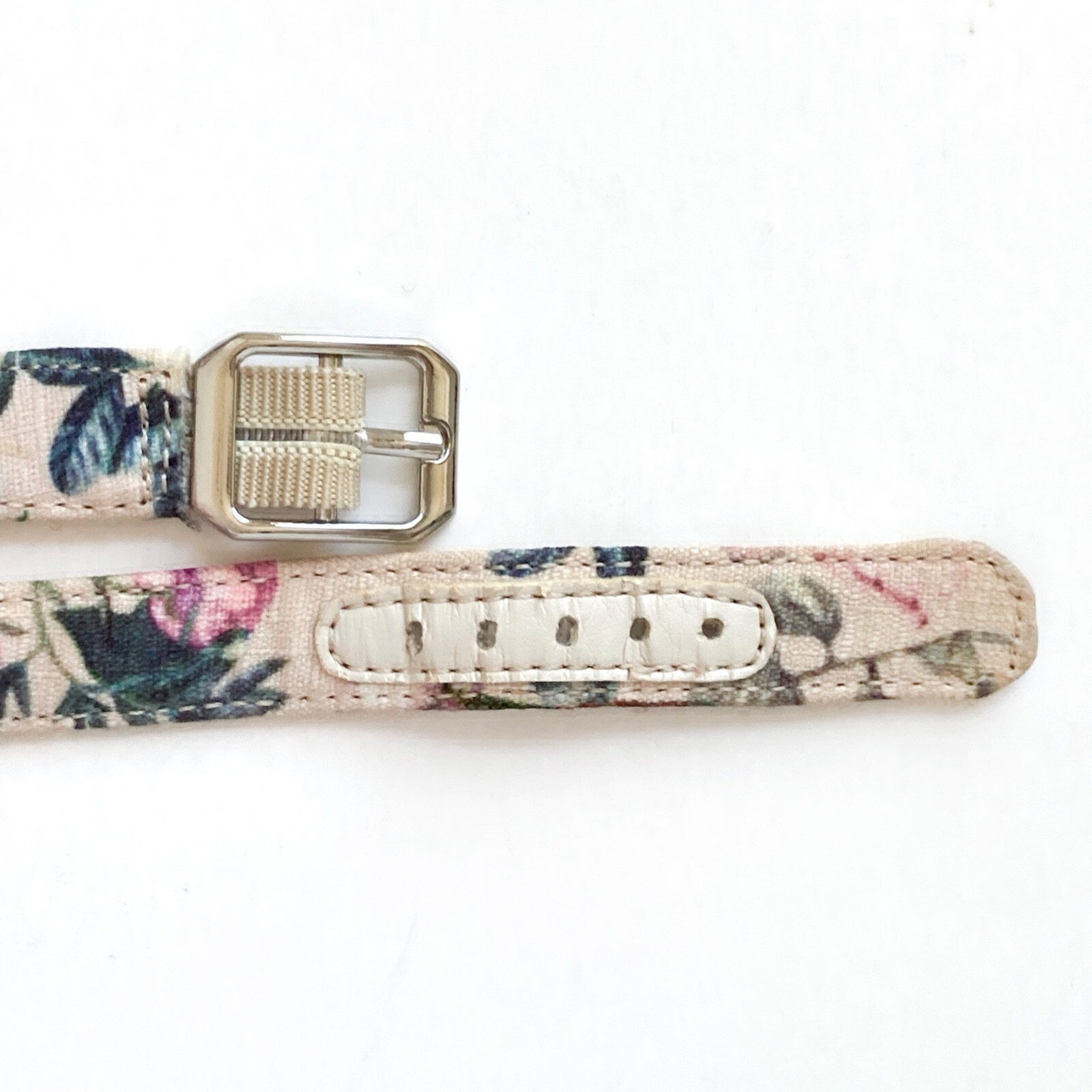 IMPO Floral Sandals Womens sz 9.5 M Varick Ankle Strap 3.25 in Heel Fabric