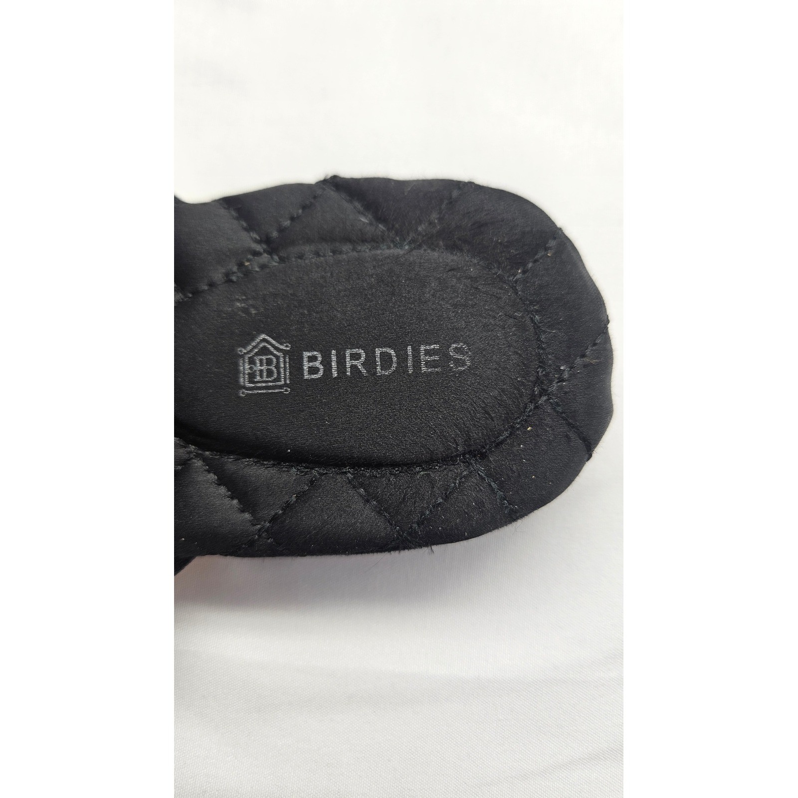 Birdies Phoebe Leopard Print Calf Hair Mules Slides Women 7.5 Brown Black Animal