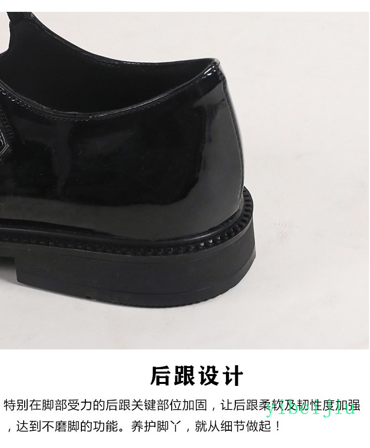 Womens Ladies Mary Jane Leather Shoes Bowknot Patent Leather Casual Loafers New