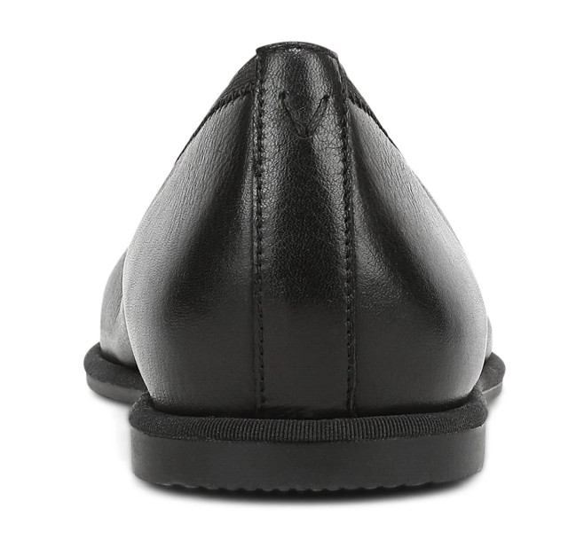 VIONIC Caroll 2.0 Ballet Flat, Black Leather New