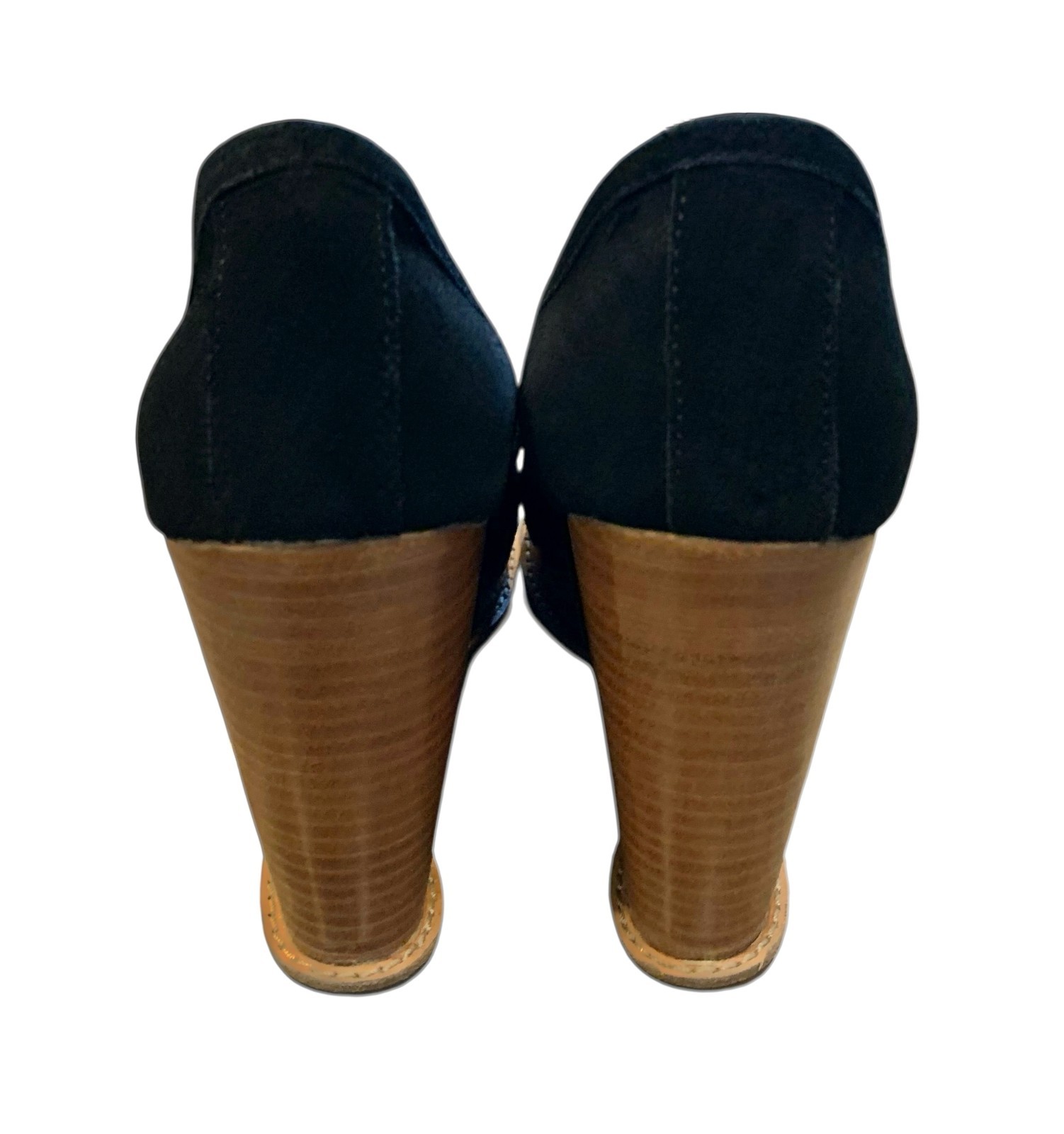 {BOUTIQUE NORDSTROM} Wedges/Heels/Shoes/Pumps Black Suede 4 in ~7-M