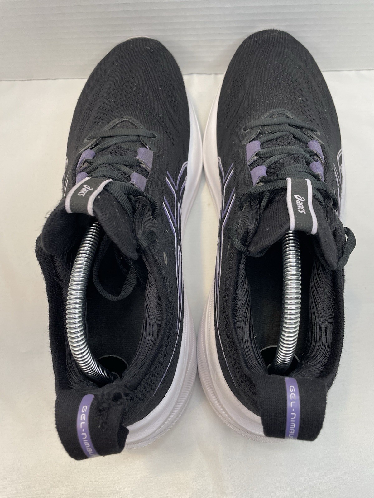 ASICS Gel Nimbus 26 Black FF Blast Plus Running Shoes 1012B601 Womens 10
