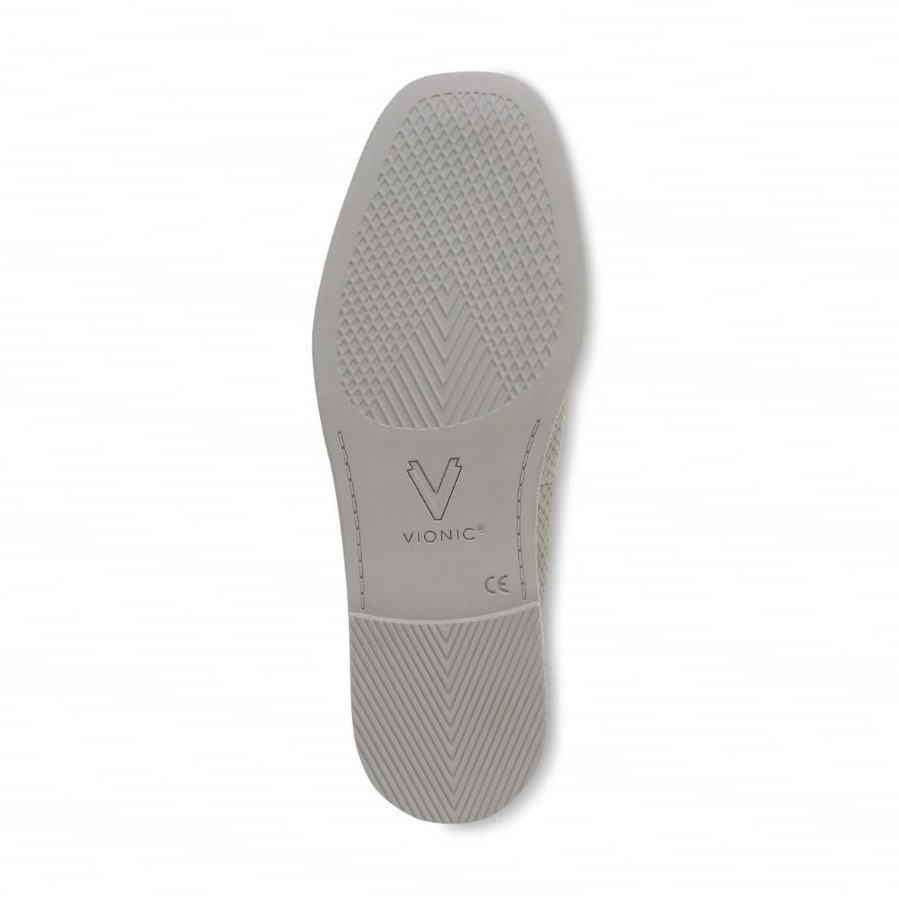 VIONIC Women Willa 2.0 Slip on Flat, Paloma Grey Nubuck (NEW)