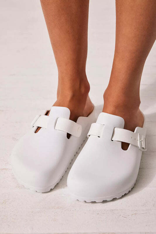 BIRKENSTOCK BOSTON ESSENTIALS EVA CLOGS Black/ white two color choose size 36-40