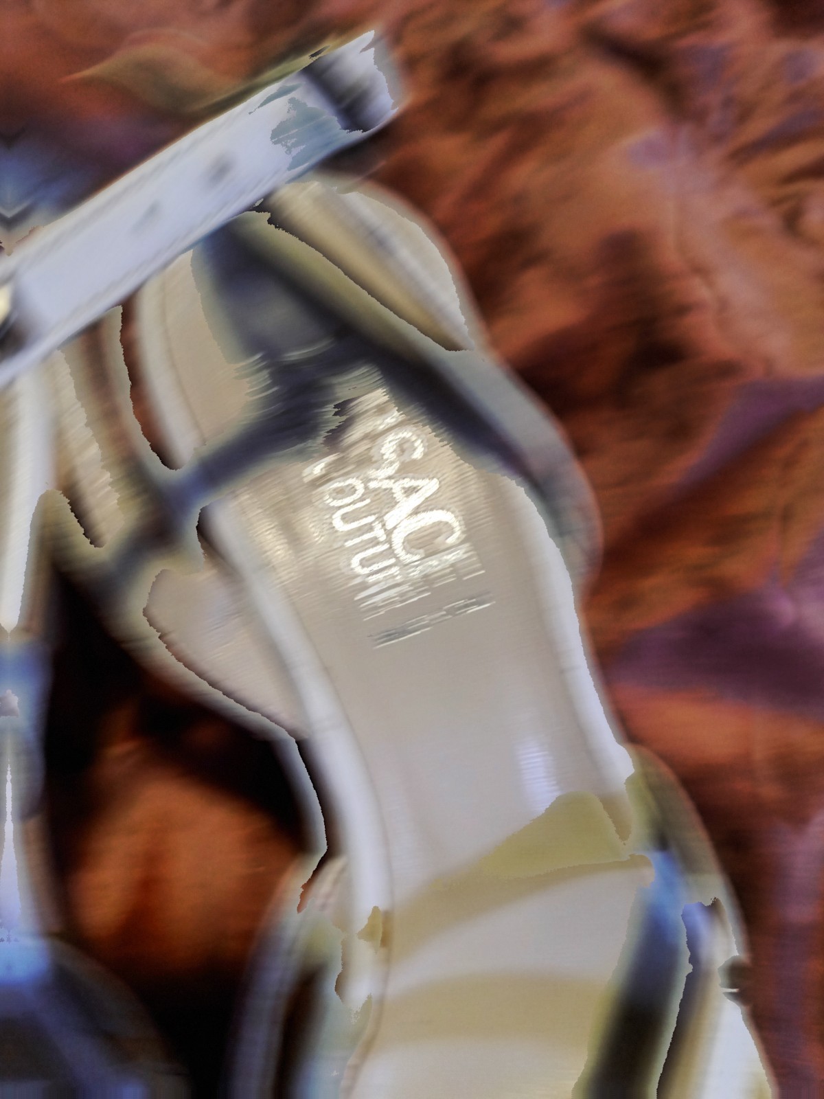 Versace Jeans Couture White Platform Sandals Women’s Size 38 US 8