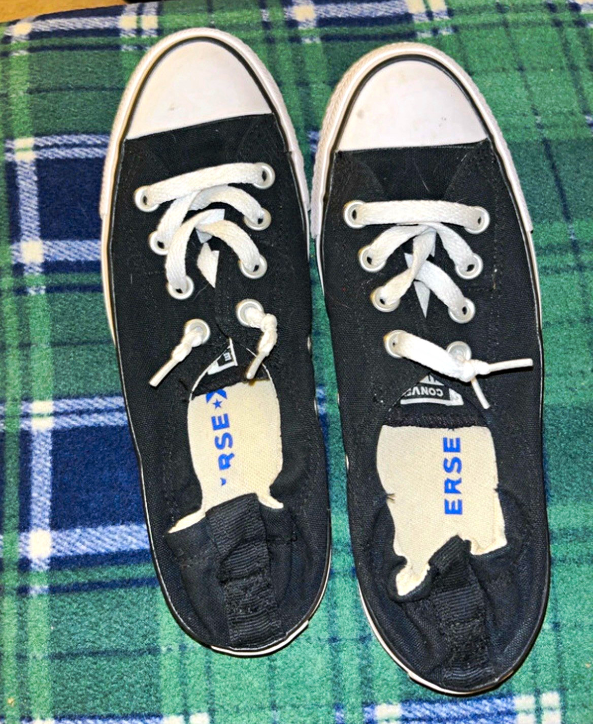 Converse All Star Low Top Elastic Back Lace-Up Sneakers Black/White Solid Adults