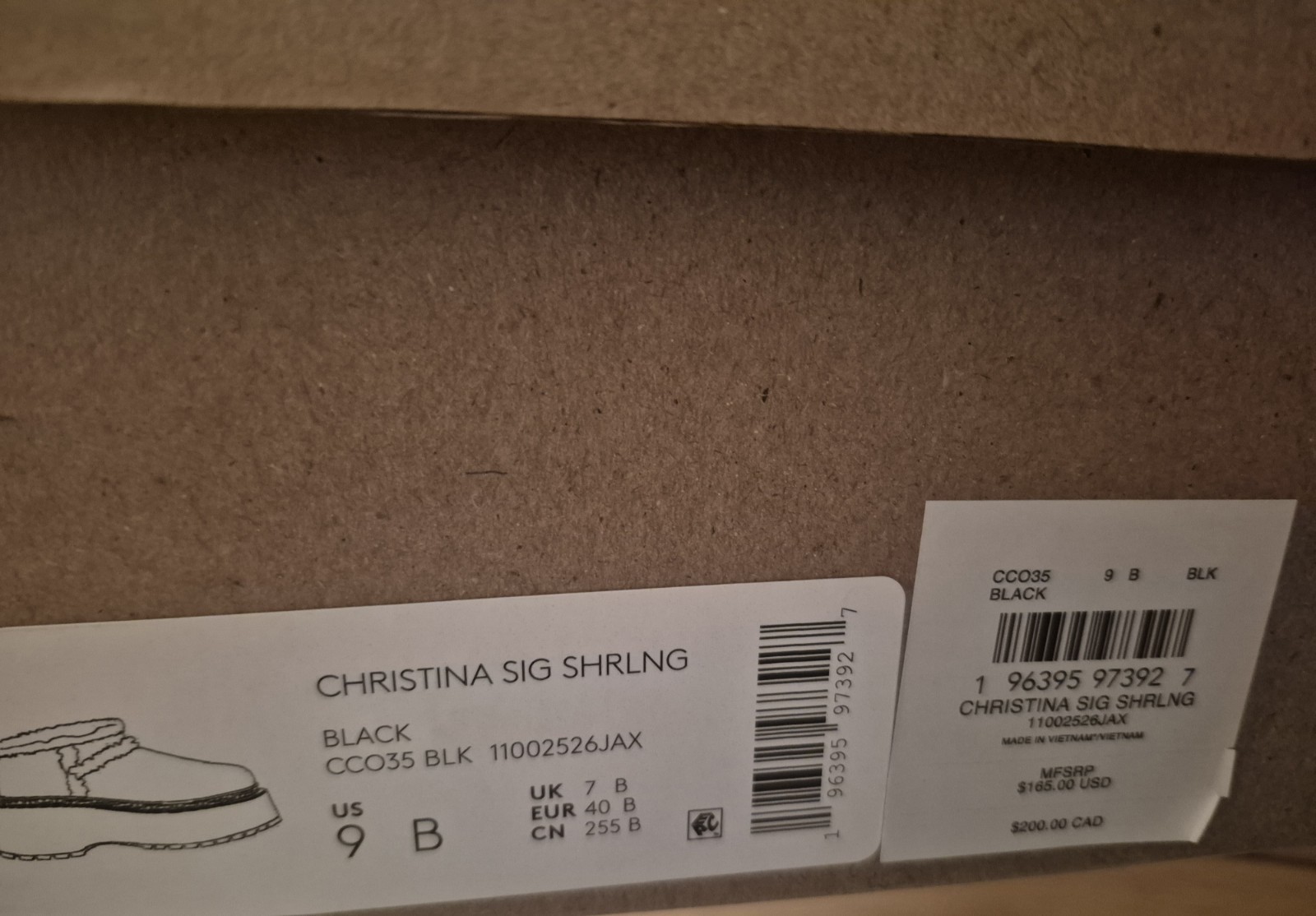 COACH CHRISTINA BOOTS SIGNATURE SHEARLING IN BLACK;SZ 9M;NIB;RET $165 SOLD OUT