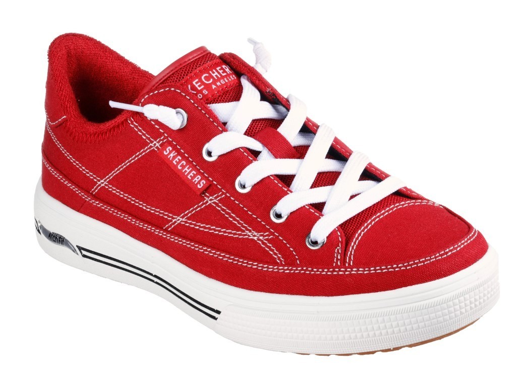 Women’s Skechers Arch Fit Arcade – Arcata RED size MEDIUM 5-13/NEW!!!