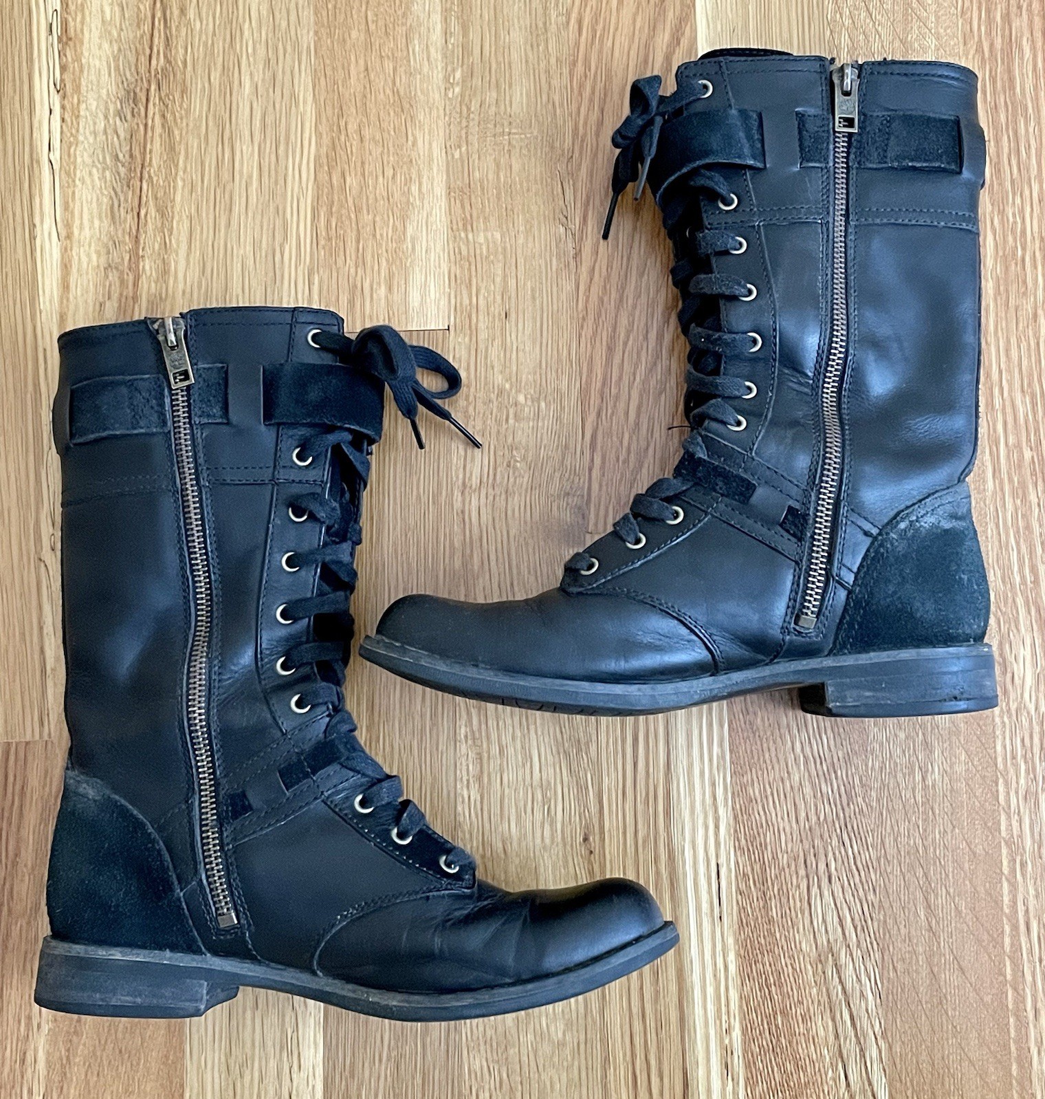 TIMBERLAND Earthkeepers Black Leather Savin Hill Boots 8543R Women Size 6