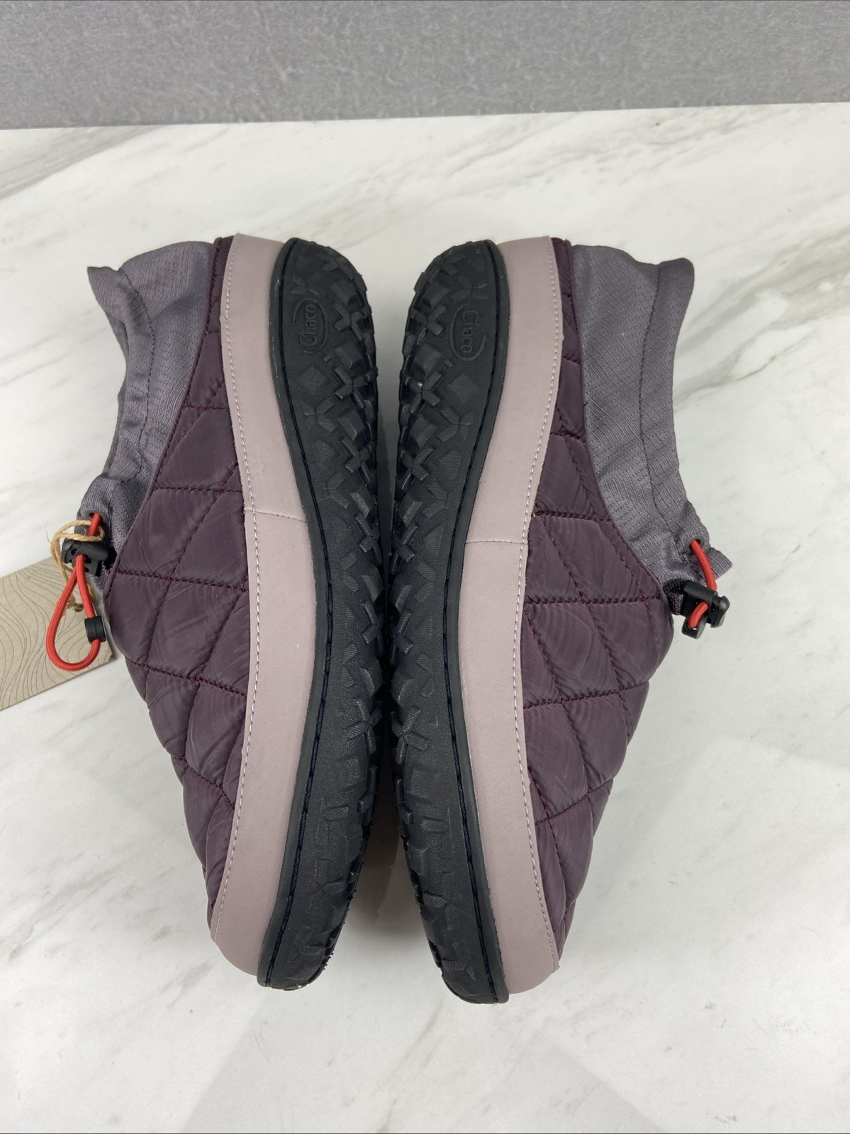 Chaco Ramble Puff Cinch Plum Purple Quilted Water Resistant Shoes Women’s 10.5