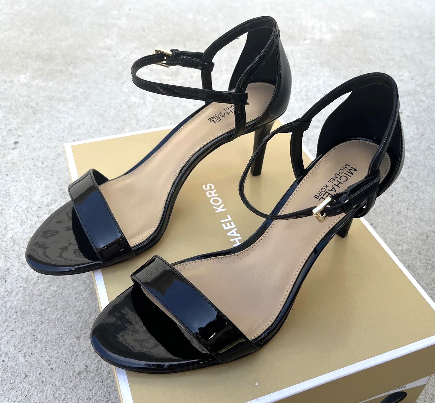 Michael Kors Sandal Pump Heels Size 5 M Special Occasion Simone Mid Heels