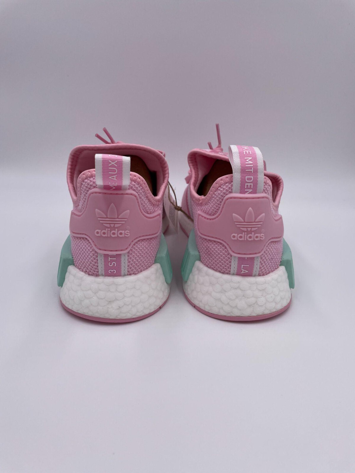 Adidas NMD R1 Hazy Rose Pink Primeknit Boost Sneakers Womens FX5029 New