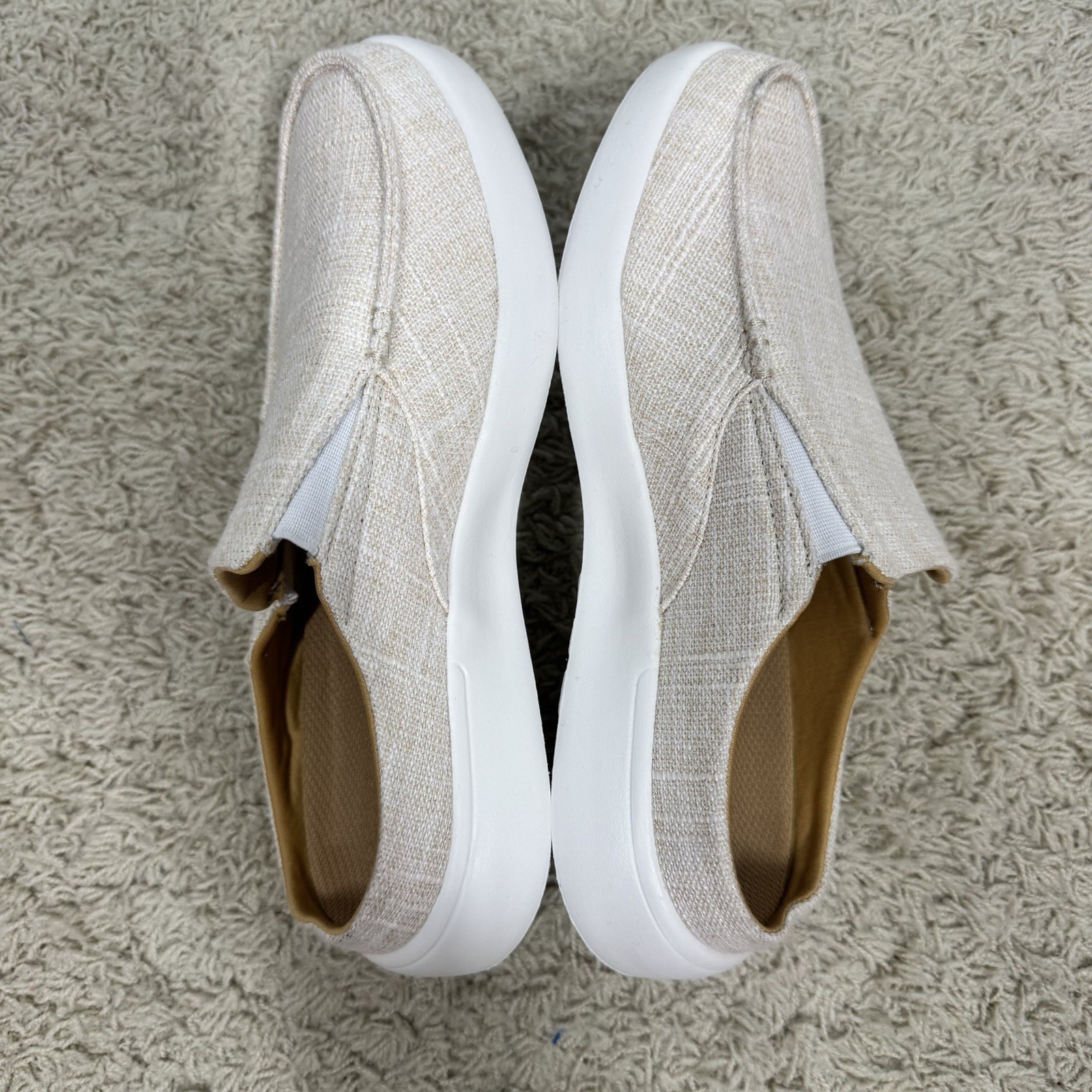 Ortho Comfoot Womens Slip On Canvas Sneaker Mules Size EU 41 US 10.5 Orthopedic