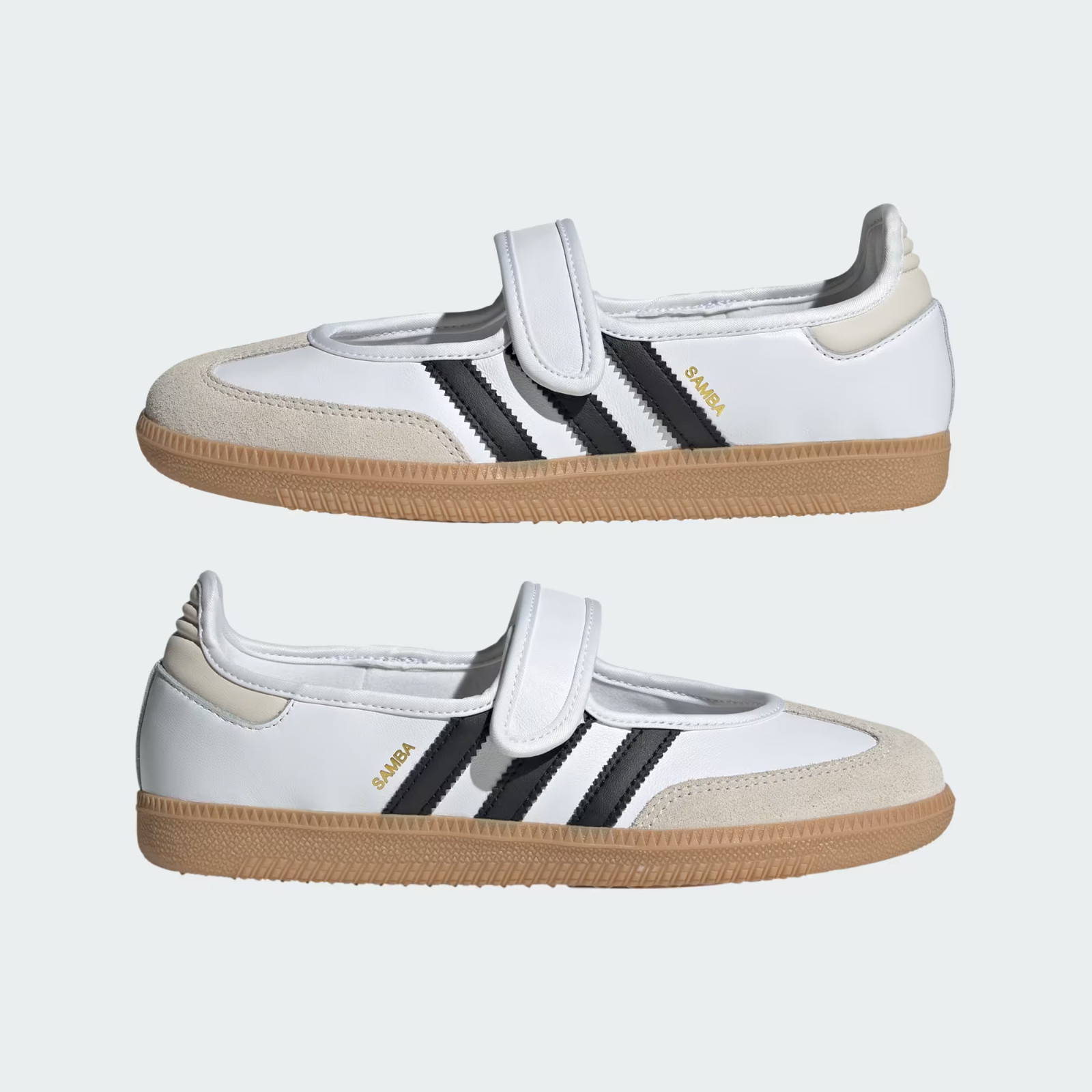 Adidas Originals Samba Jane Women’s Shoes in Cloud White/Alumina/Black