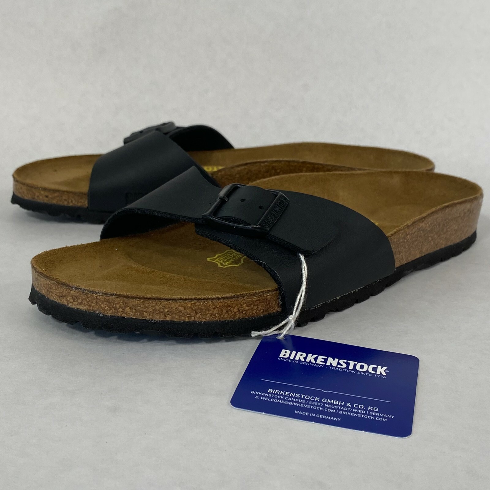 New w/o Box Birkenstock Madrid Black Narrow – Select Size