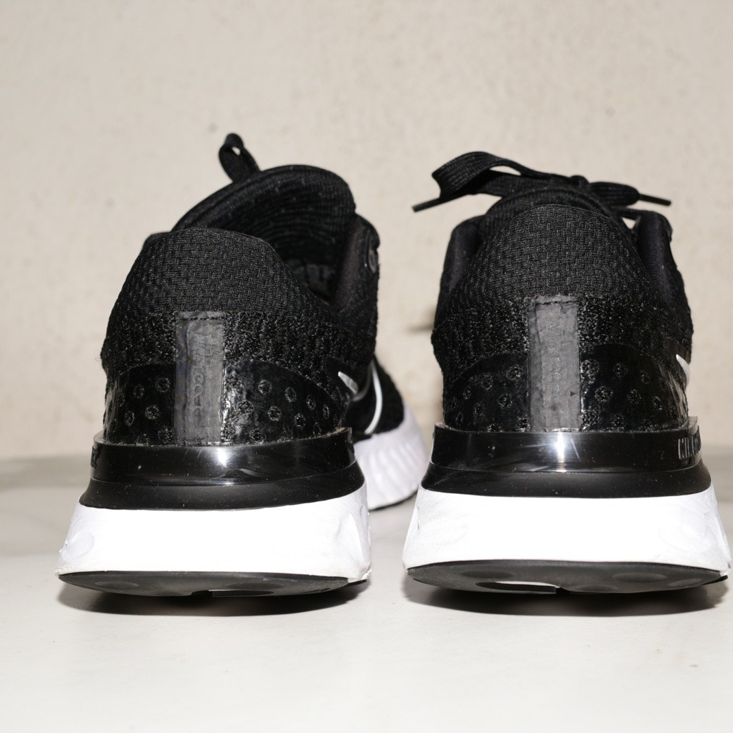 Nike React Infinity Run Flyknit 3 Black Women US 7