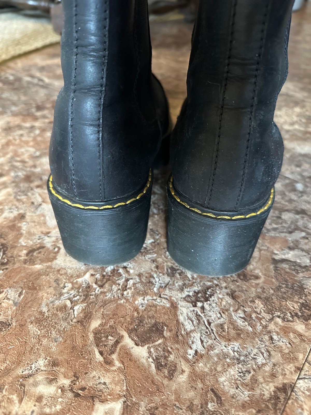 Dr. Marten’s Rometty Black Leather Boots Women 8