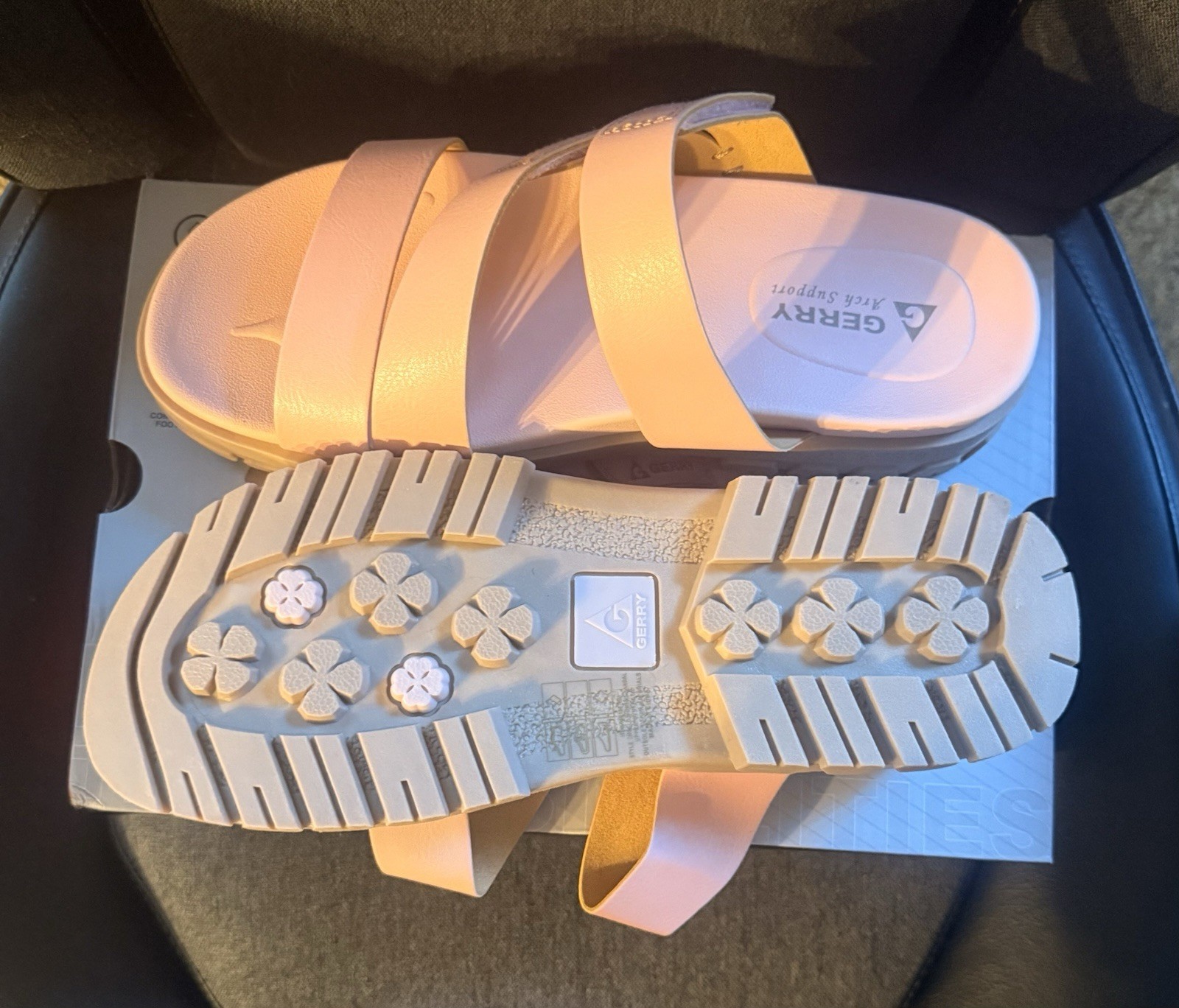 S: GERRY Women’s Choclo Pink Sandals Size 9 New In Box Never Worn