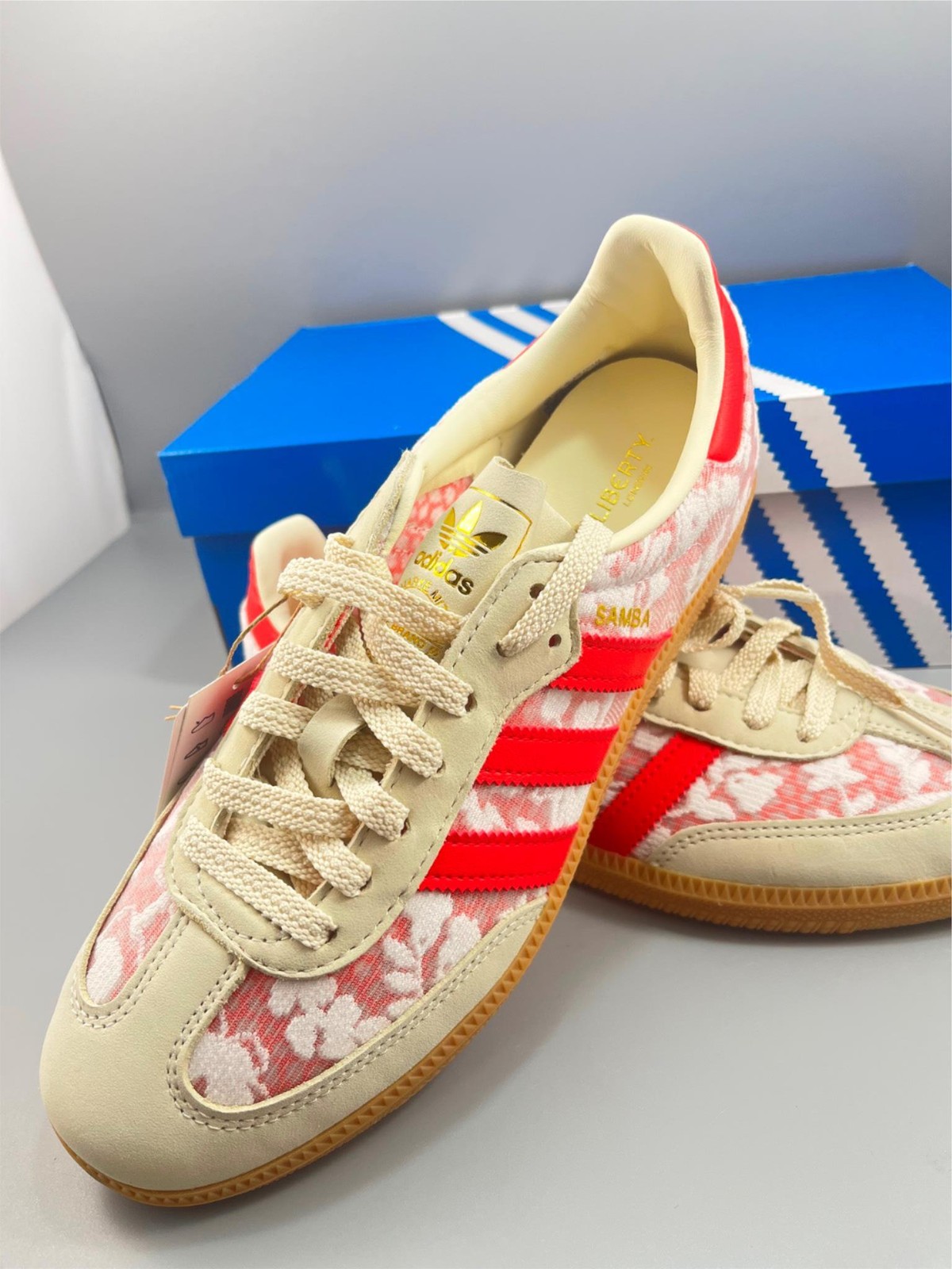 Adidas Samba OG LIBERTY LONDON Better Scarlet JR8841 Women’s Size 6 7 7.5 8 9