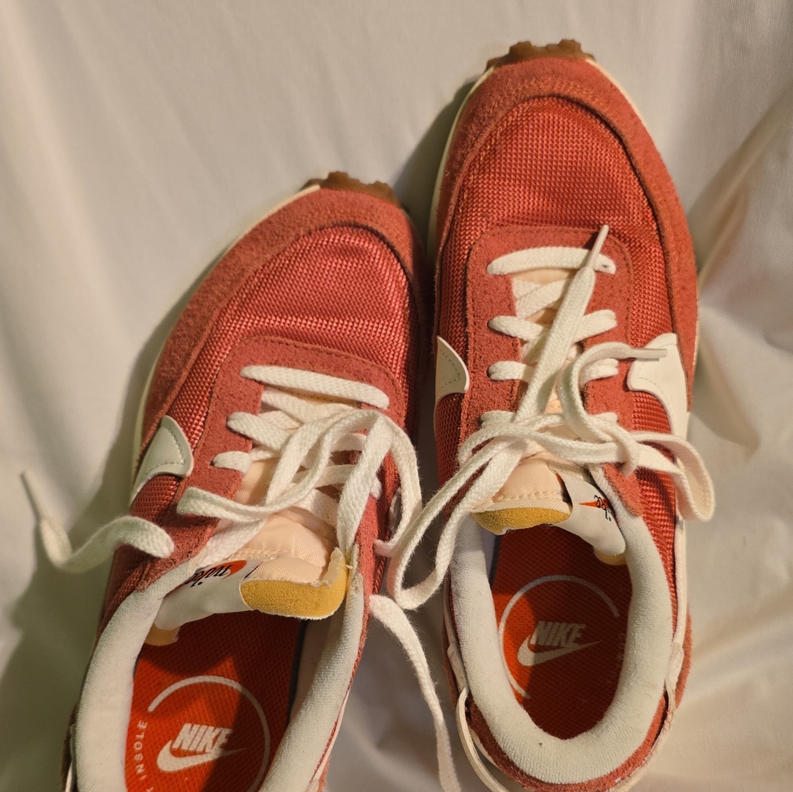 Nike Waffle Debut Vintage Adobe Sail Coconut Gum Sneakers DX2931-600 Womens Sz 8