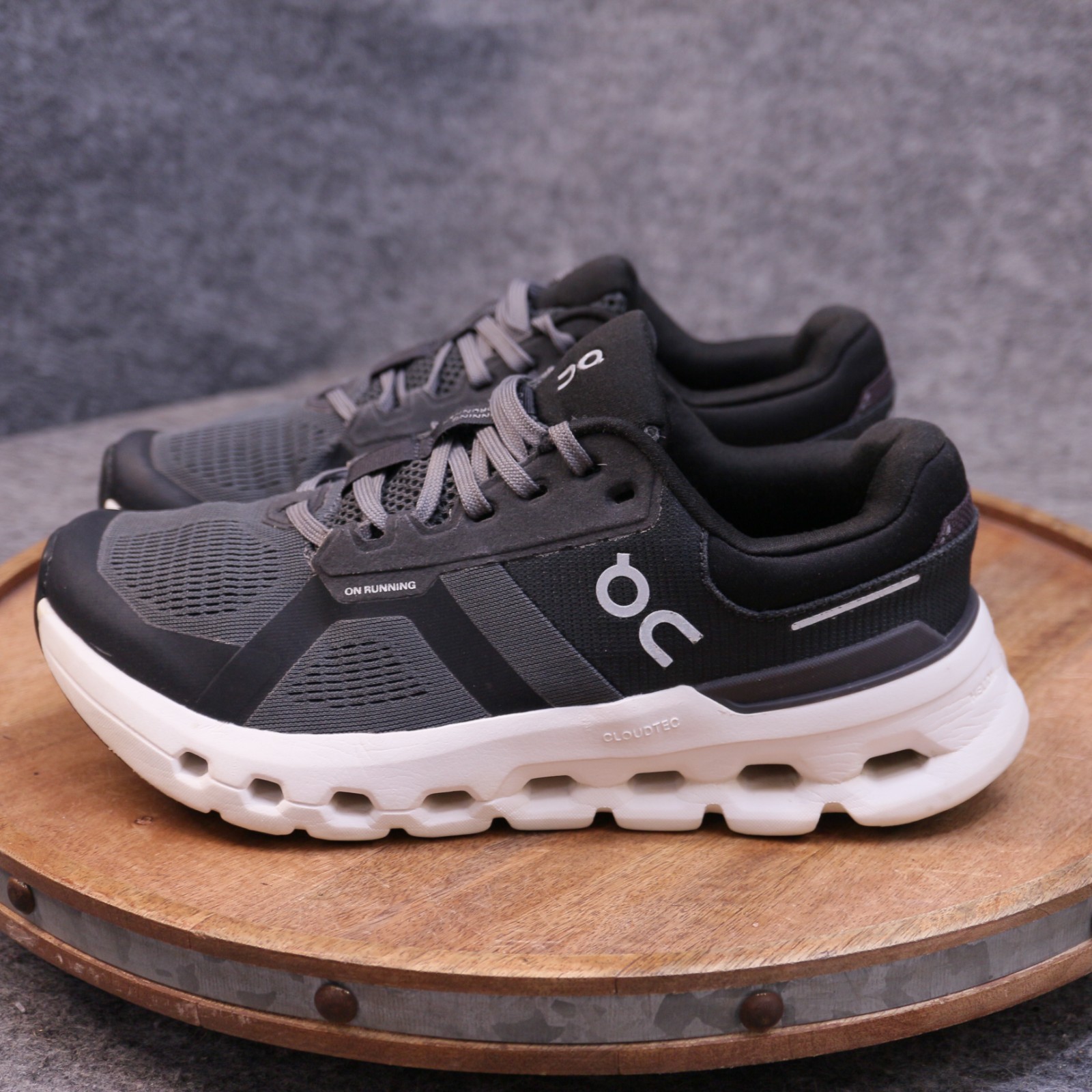 On Cloudrunner 2 Eclipse Black Womens Size 7.5 US Running Walking Shoes Sneakers
