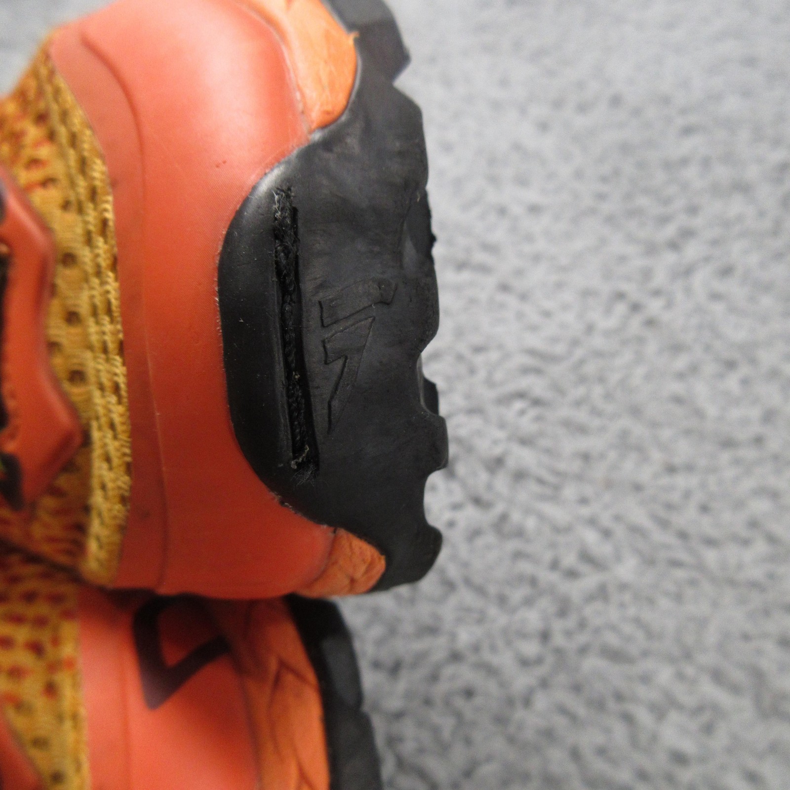 VJ Spark Shoes Womens Size 7.5 Orange Yellow Trail Running Athletic Mesh