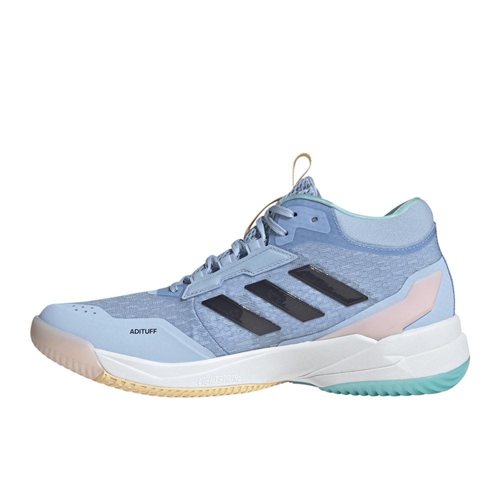adidas Crazyflight 6 Mid Indoor Volleyball Womens Blue Sneakers Athletic Shoes