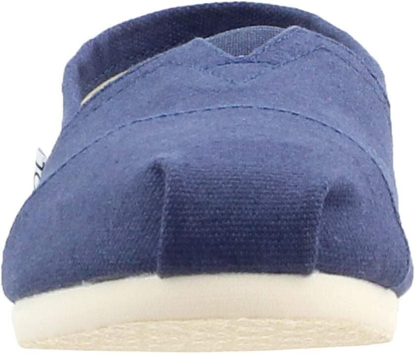 Toms Womens Alpargata Canvas Slip-On Navy