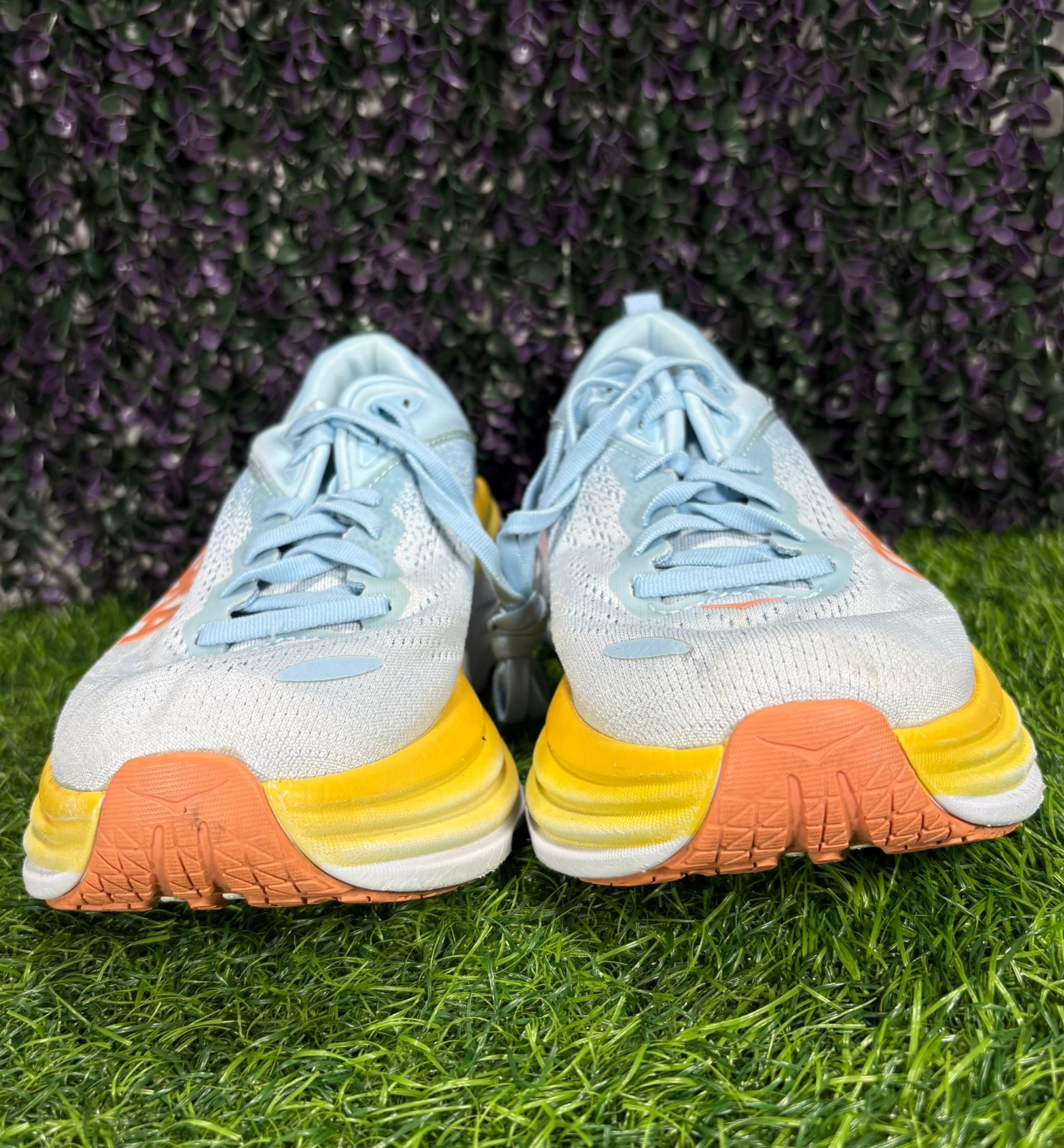 Hoka Bondi 8 Womens Size 9B Summer Song Country Air Running Shoe Sneaker Comfort
