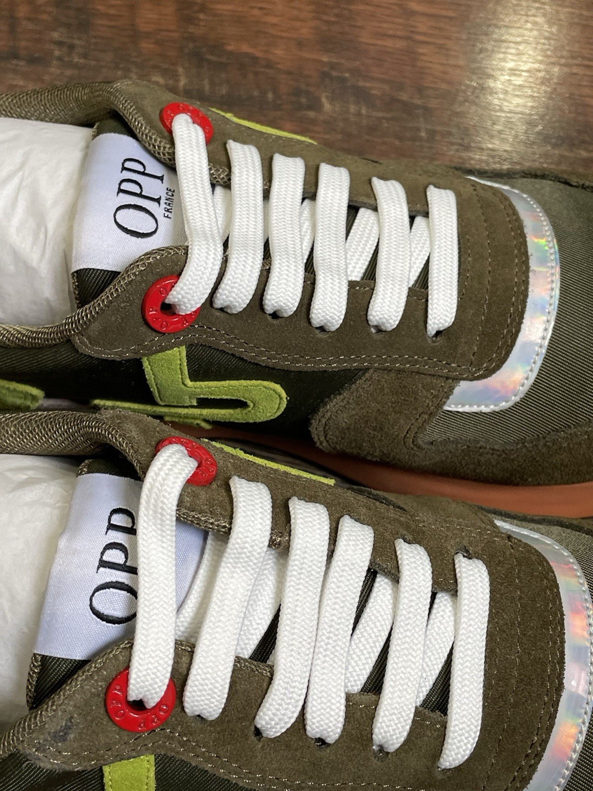 OPP Women Fashion Sneakers Casual Suede Leather Athletic Tennis Sports Size 10