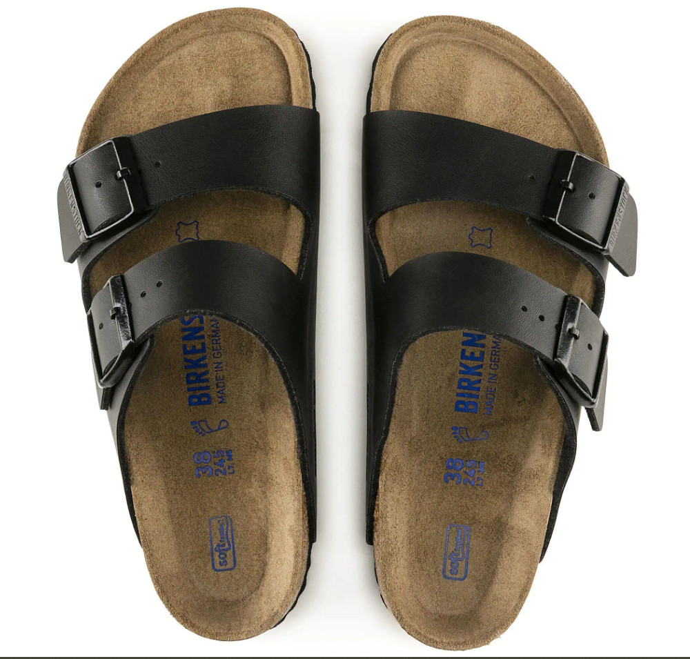 Birkenstock Arizona Black Soft Footbed Unisex Sandals – EU37‑45