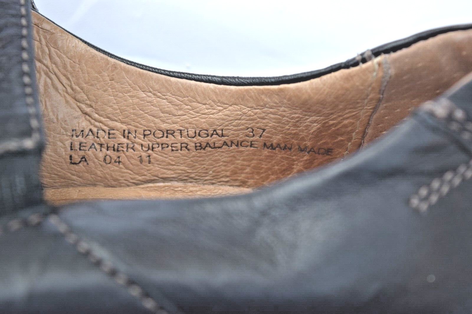 Sanita Mary Jane Leather Comfort Shoes Black Size 36 USA 6