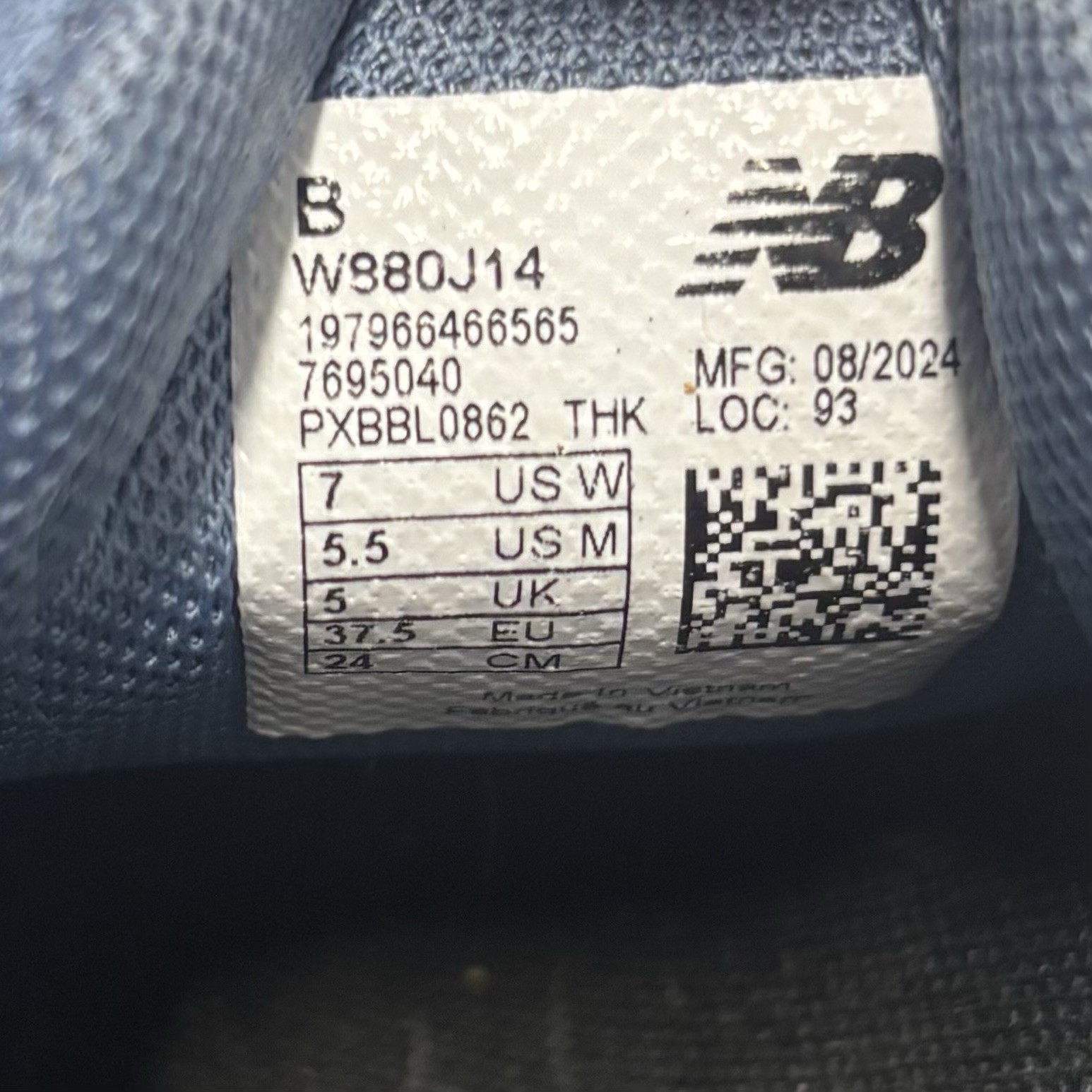New Balance Fresh Foam X 880 W880J14 Running Shoes Women’s 7 Men’s 5.5 Blue