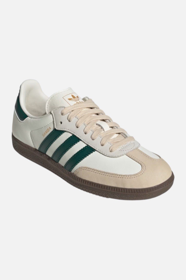 Adidas Samba OG W – White Green / JR8843 / Womens Size 6-10 Sneakers Shoes