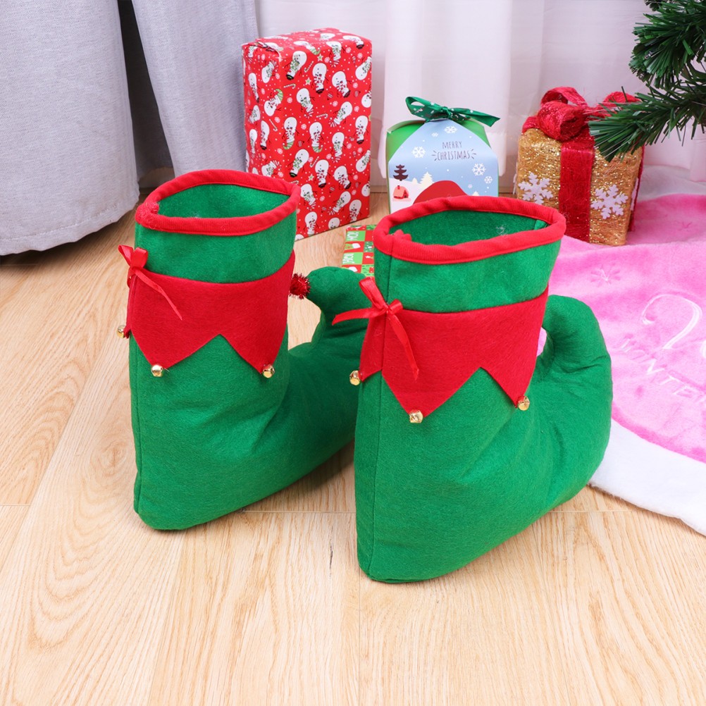Elf Shoe Covers for Women Adult Shoes Fancy Dress Clown Accessories