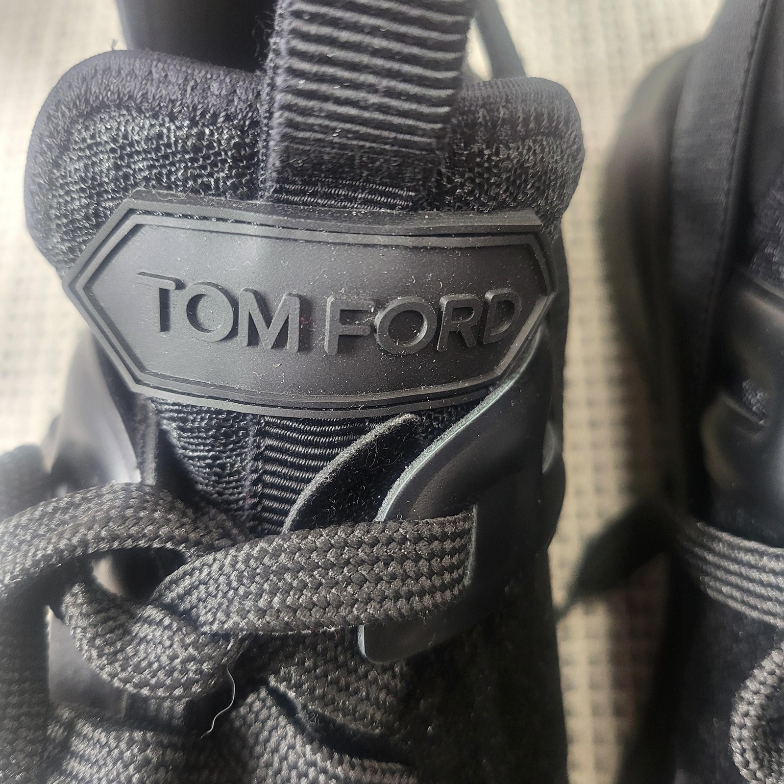 Tom Ford Shoes Womens Size 7 Black Mesh Low Top Athletic Sneakers W2818N