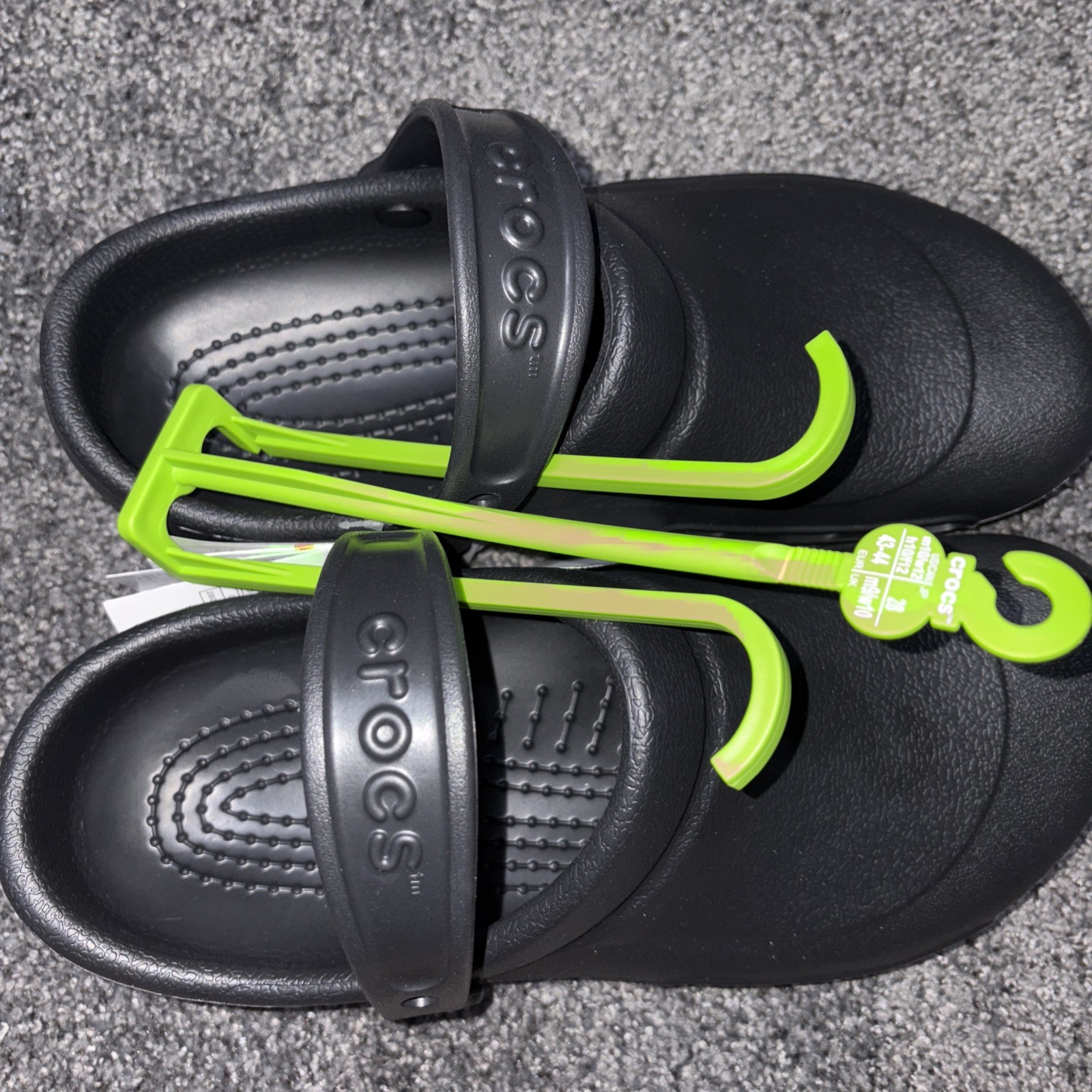 Crocs at Work Bistro Black Comfort Slip-Resistant Clogs Unisex Size M10 W12