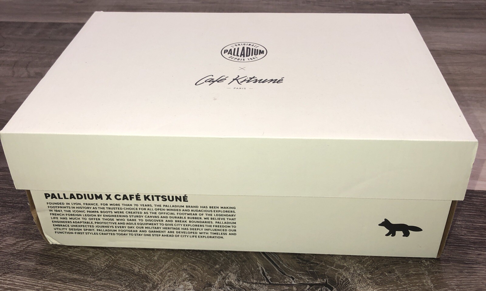 Palladium X Café Kitsune Paris Boots Women’s 6 Pallabrousse Woodlin 37 NEW