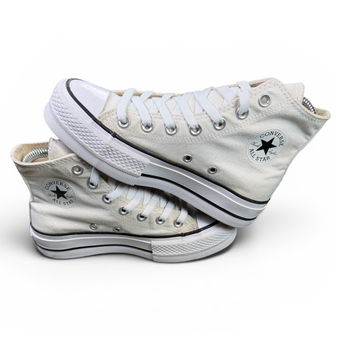 Converse Chuck Taylor All Star Platform High Top Women Size 5 Cream 560846C