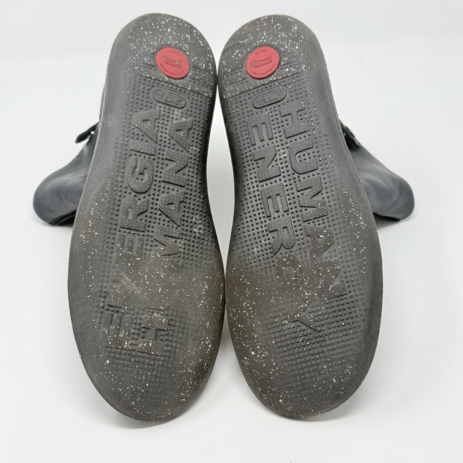 Camper Beetle Boots Womens 8.5 EU 39 Black Leather Hipster Bohemian Minimalist