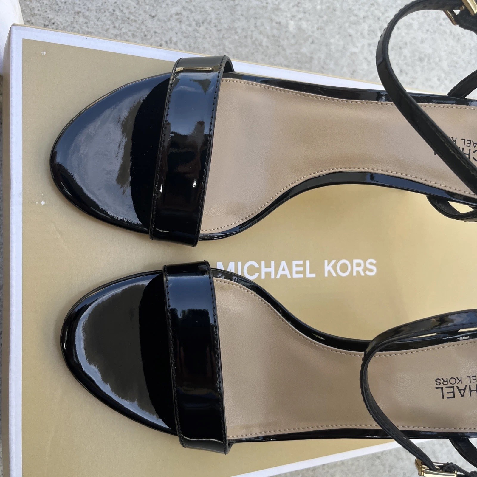 Michael Kors Sandal Pump Heels Size 5 M Special Occasion Simone Mid Heels