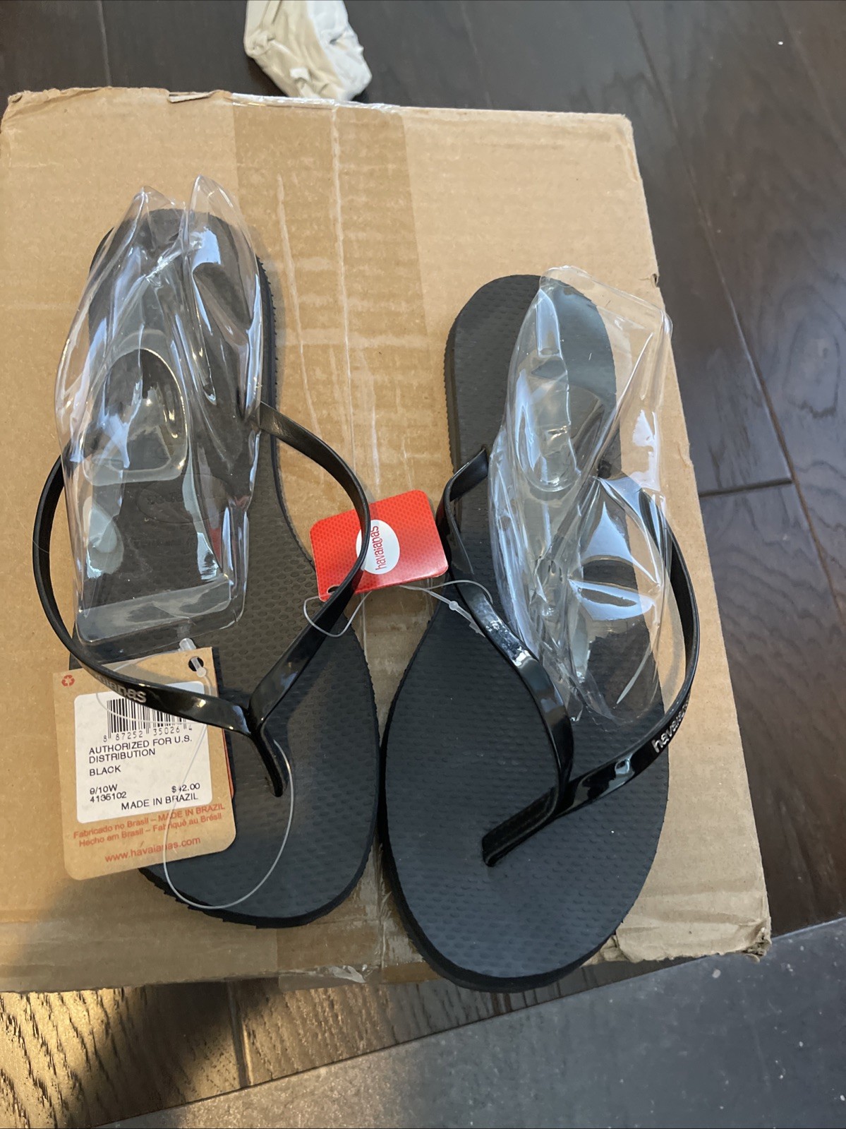 Havaianas Brazilian Flip Flops Womens *Original* Sandals Size 9/10 New