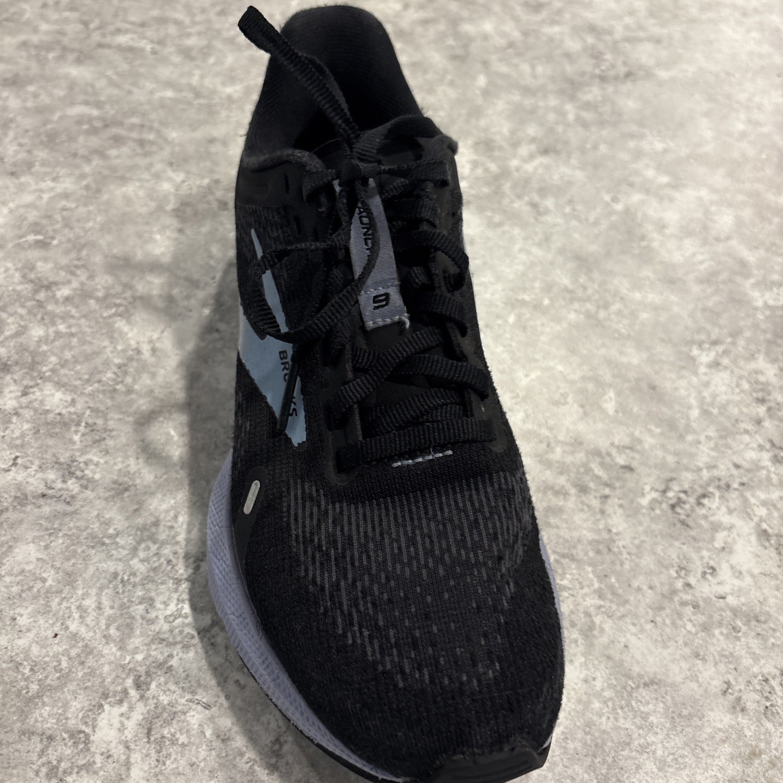 Brooks Launch Woman’s 6 Shoes Running Walking Sneaker Black Blue 1203731B060