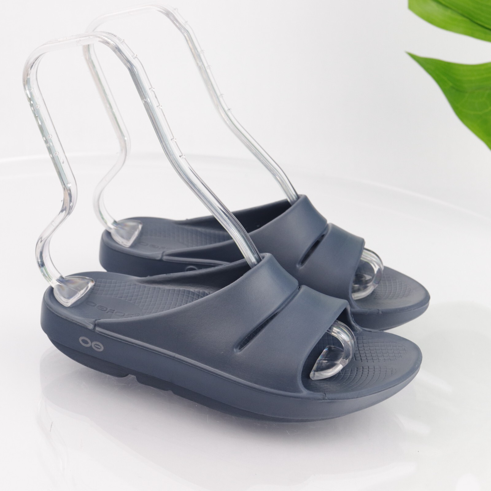 Oofos Ooahh Recovery Sandal Women’s Size 7 Slide Maroccan Blue PF Comfy Shoe