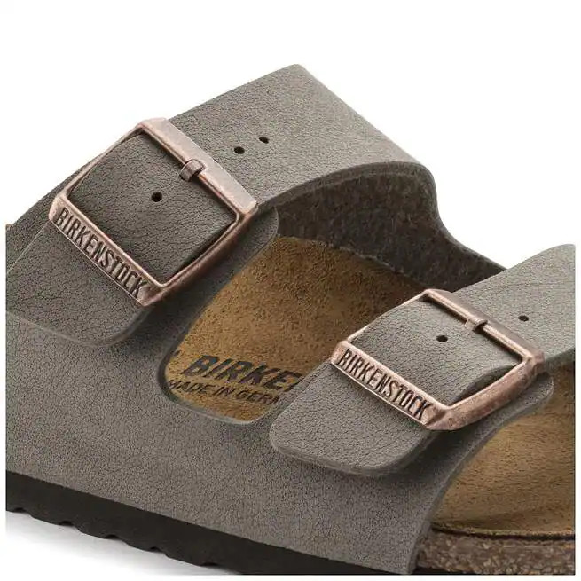 Birkenstock Arizona Stone Birkibuc Leather Sandals Narrow/Wide EU 37-45 With Box