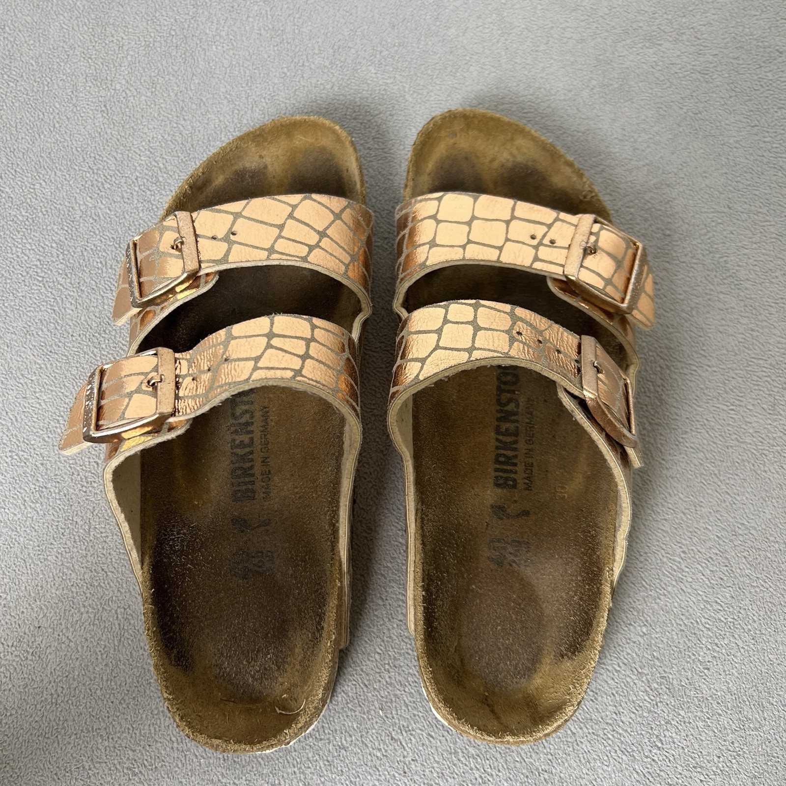 Birkenstock Unisex Adult Arizona Gator Gleam Size EU 40 US 9 Women